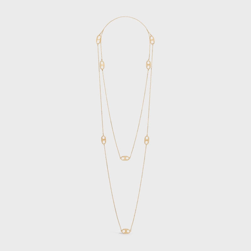 sautoir maillon triomphe in oro giallo
