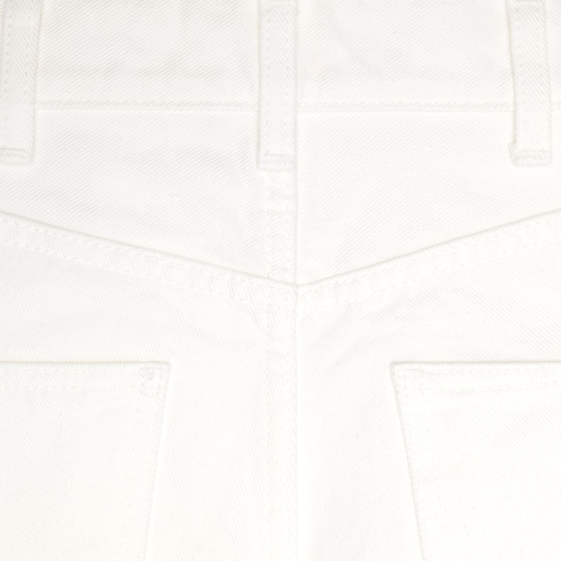 jeans svasati jane in denim bianco ottico
