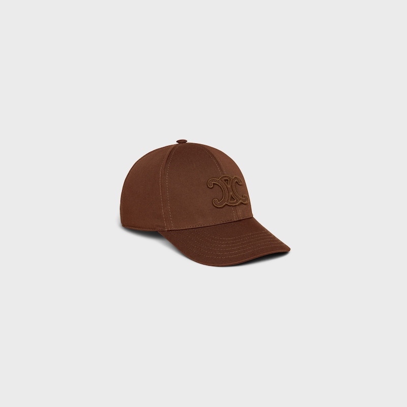 cappello da baseball triomphe in gabardine di cotone