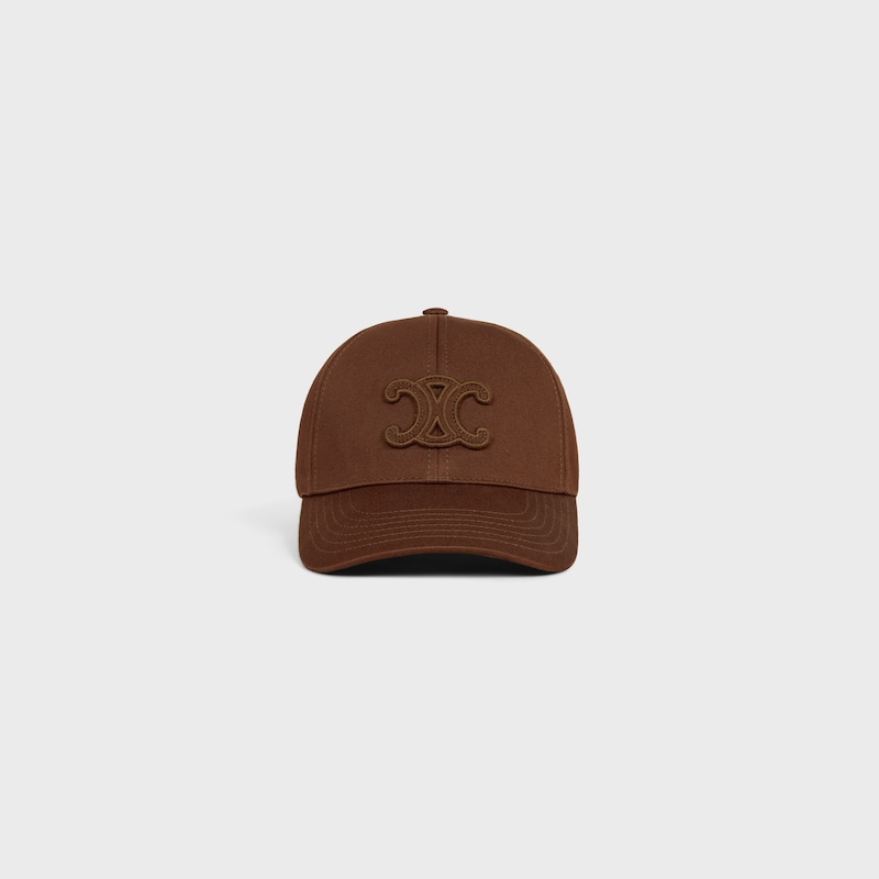 cappello da baseball triomphe in gabardine di cotone