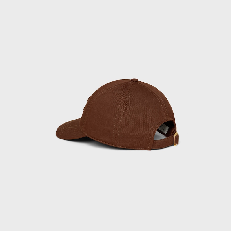 cappello da baseball triomphe in gabardine di cotone