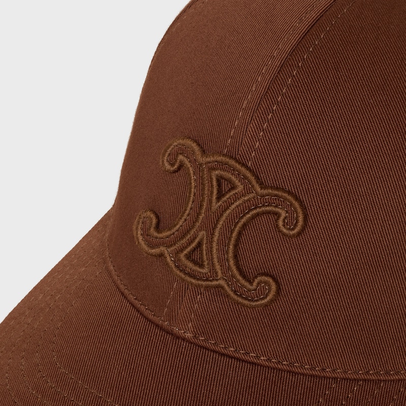 cappello da baseball triomphe in gabardine di cotone