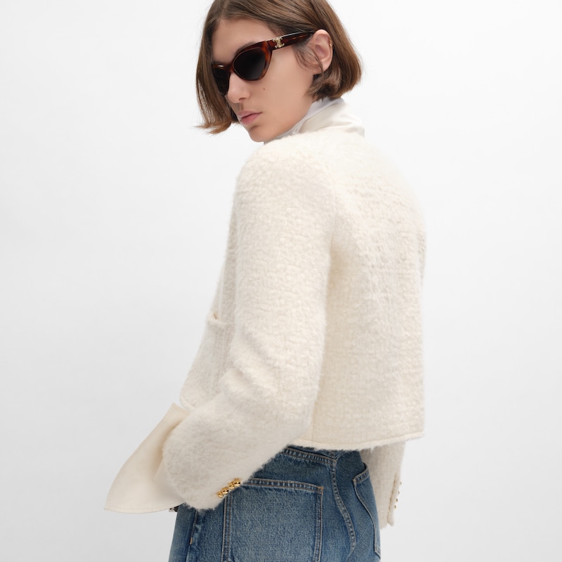 giacca icone in cashmere e lana natteacute