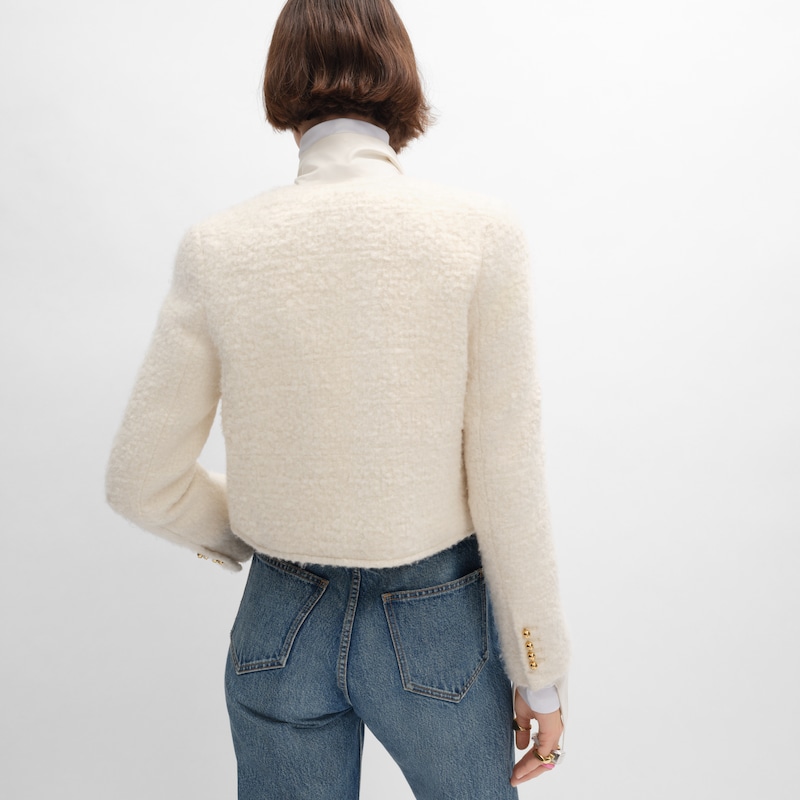 giacca icone in cashmere e lana natteacute