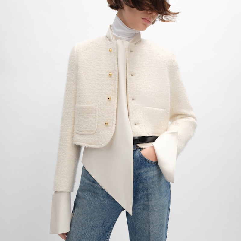 giacca icone in cashmere e lana natteacute