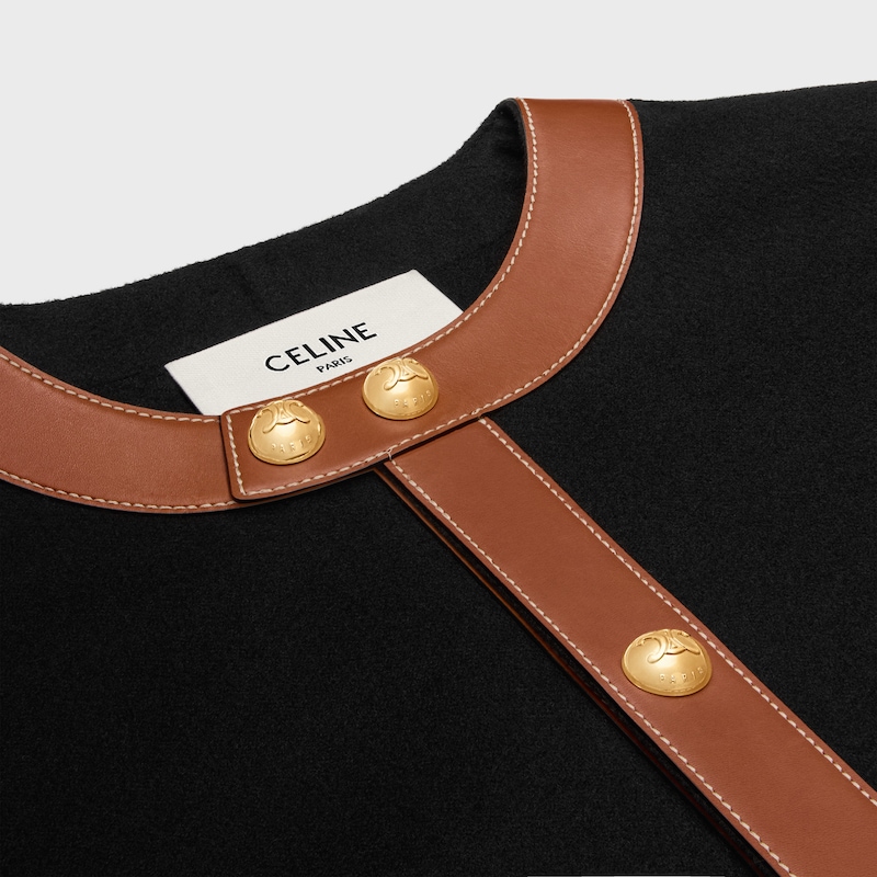 giacca cardigan in cashmere double face