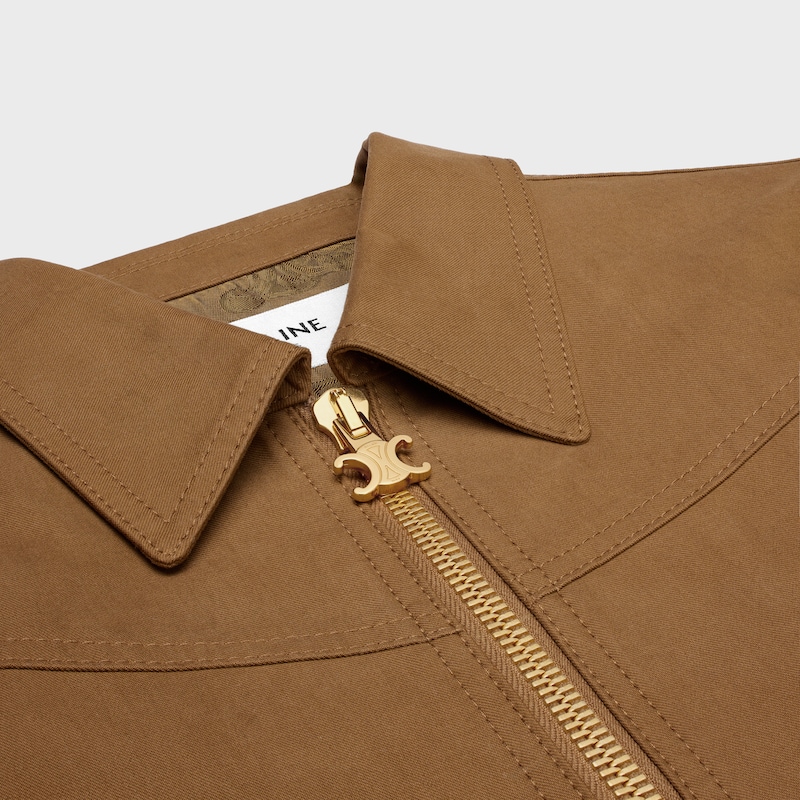 giacca western in twill di cotone