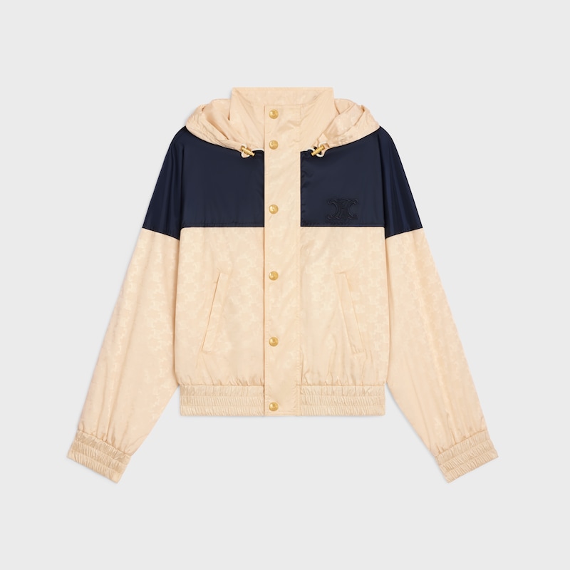 giacca a vento triomphe in nylon monogramma