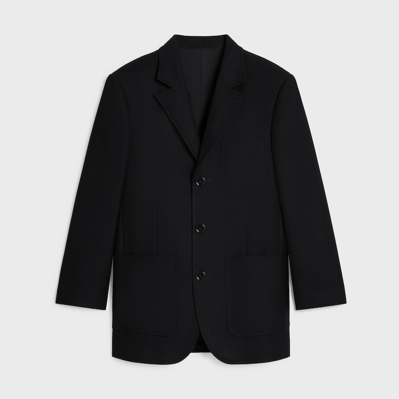 giacca sartoriale in flanella di cashmere