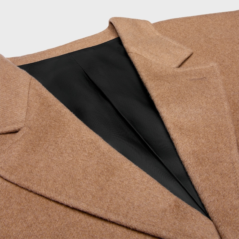 giacca sartoriale in flanella di cashmere