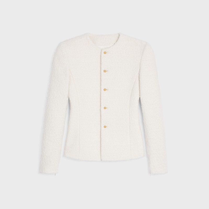 giacca in cashmere e lana natteacute