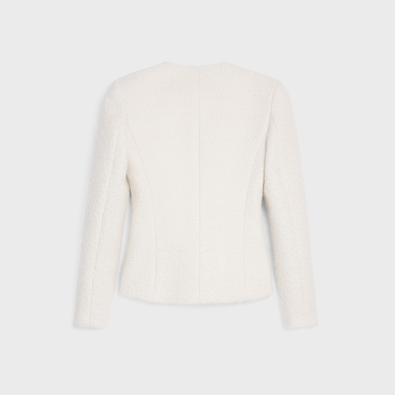 giacca in cashmere e lana natteacute