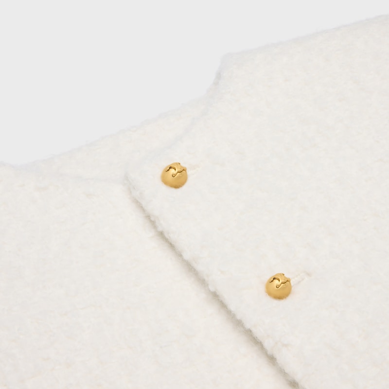 giacca in cashmere e lana natteacute