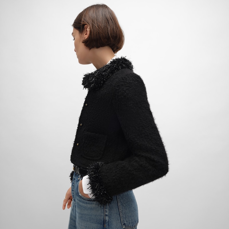 giacca chelsea in cashmere e lana natteacute