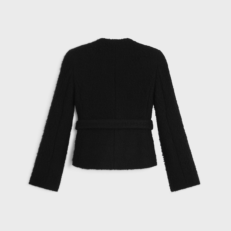giacca in cashmere e lana natteacute