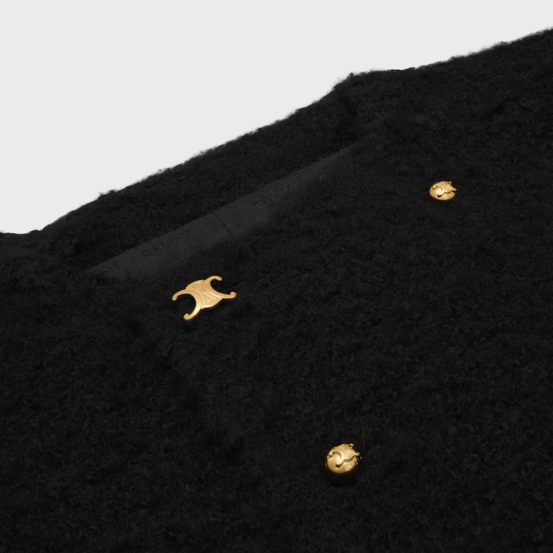 giacca in cashmere e lana natteacute