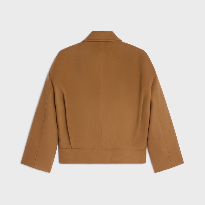 giacca in lana cashmere double-face