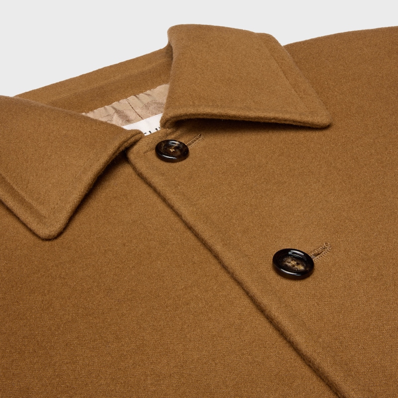 giacca in lana cashmere double-face