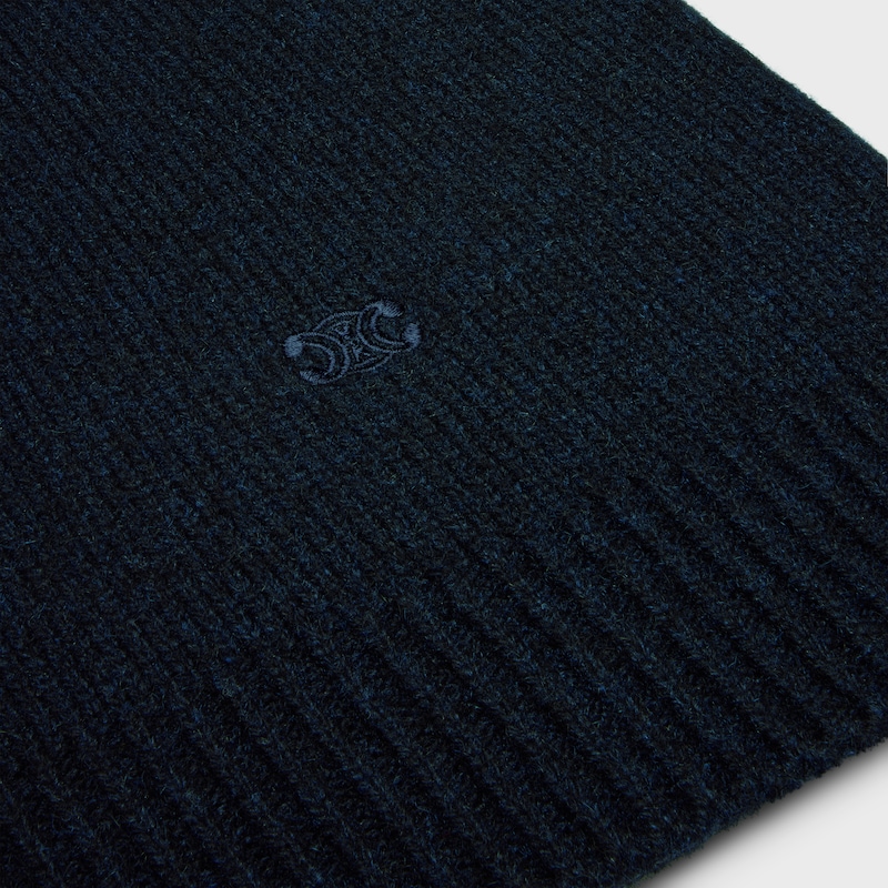 maglione a collo alto in cashmere senza cuciture