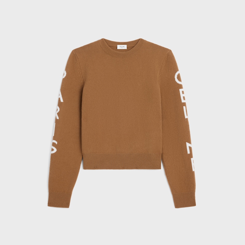 maglione girocollo in lana cashmere