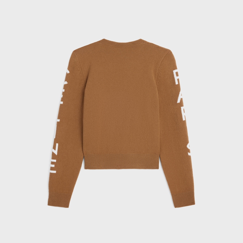 maglione girocollo in lana cashmere
