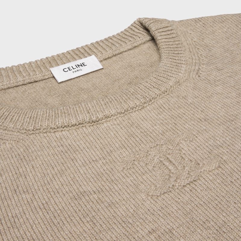 maglione girocollo in cashmere heritage