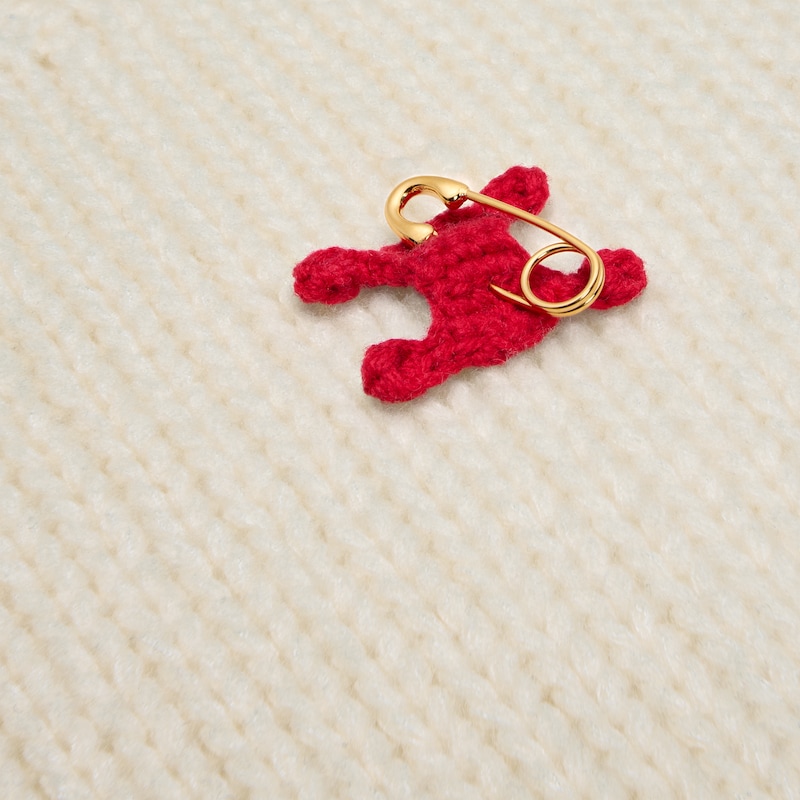 maglione girocollo in cashmere e seta