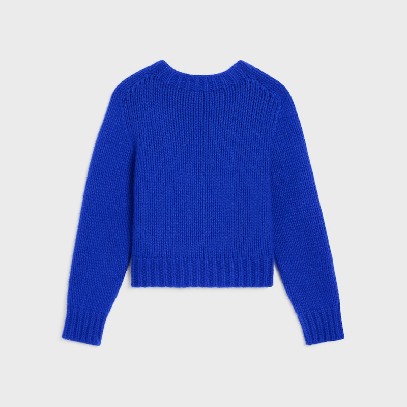 maglione girocollo in cashmere e seta