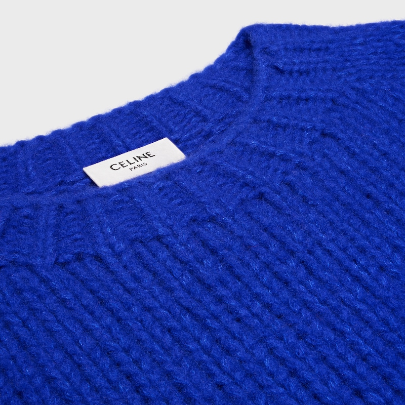 maglione girocollo in cashmere e seta
