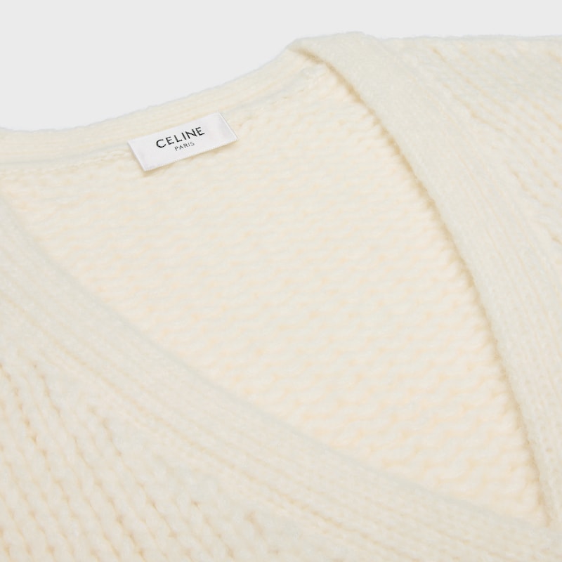 cardigan in cashmere e seta