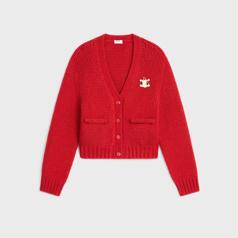 cardigan in cashmere e seta