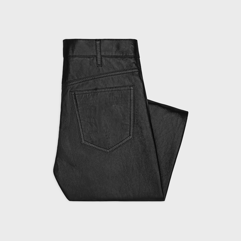 jeans lulu in morbida pelle di agnello