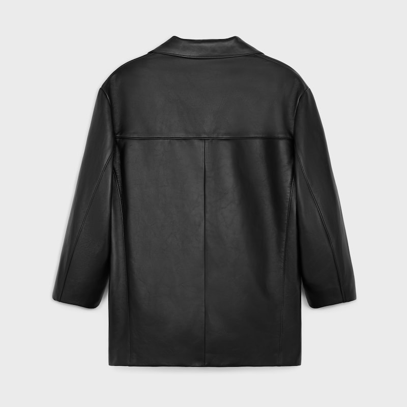 cappotto in morbida pelle di agnello
