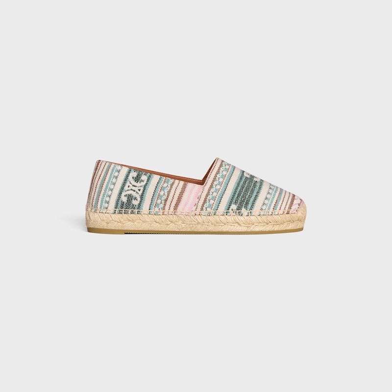 les espadrilles celine in tessuto jacquard triomphe