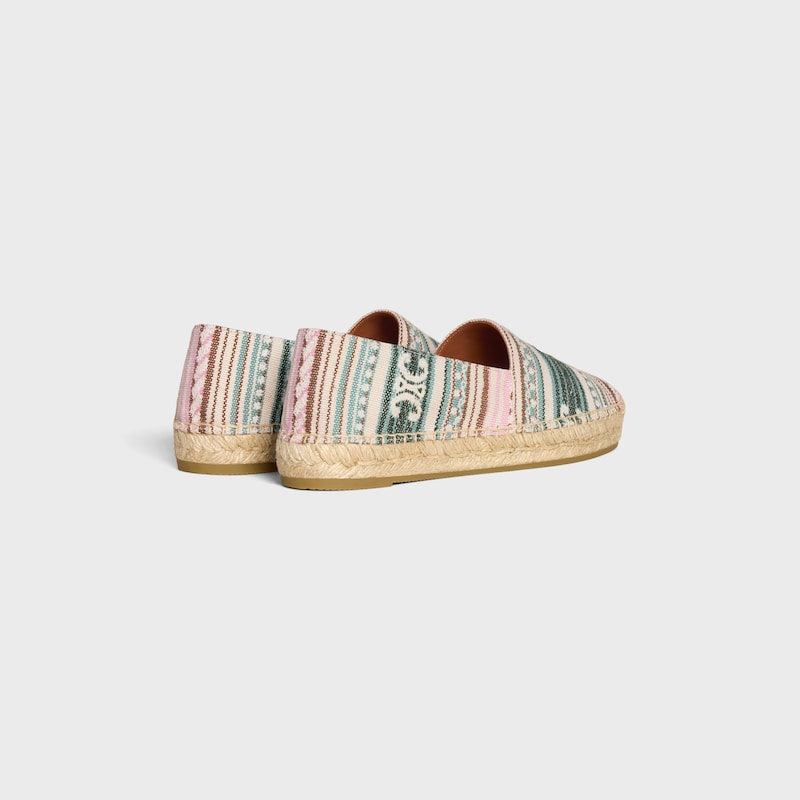 les espadrilles celine in tessuto jacquard triomphe