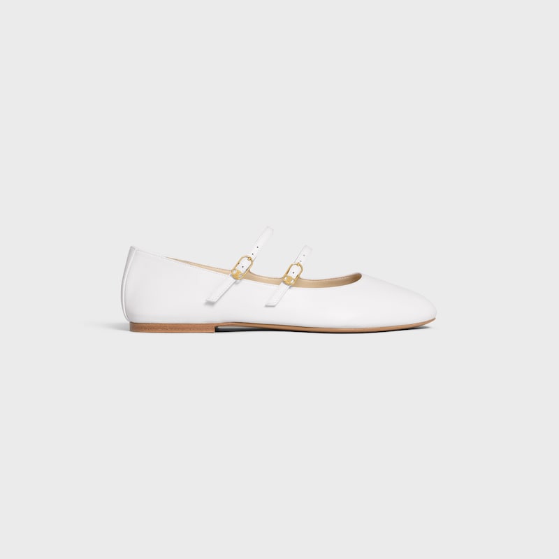 les ballerines celine doppio cinturino in agnello