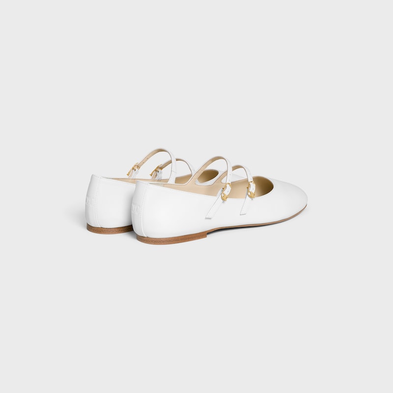 les ballerines celine doppio cinturino in agnello