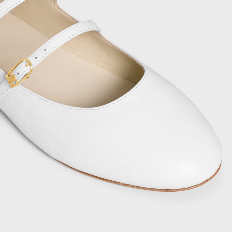 les ballerines celine doppio cinturino in agnello