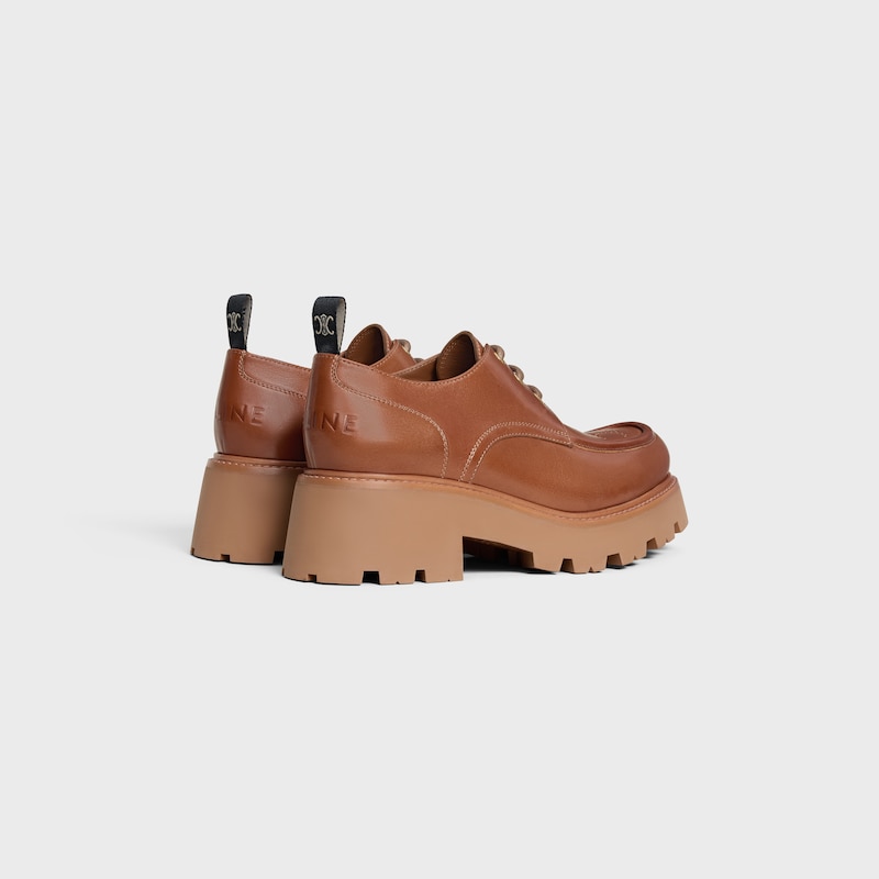 scarpe derbies celine triomphe in pelle di vitello
