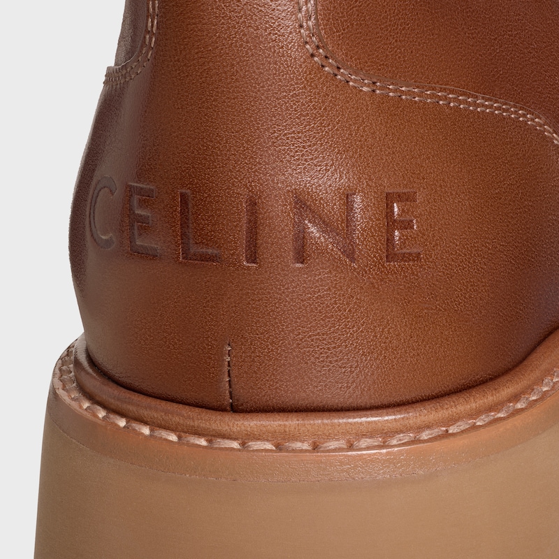 scarpe derbies celine triomphe in pelle di vitello