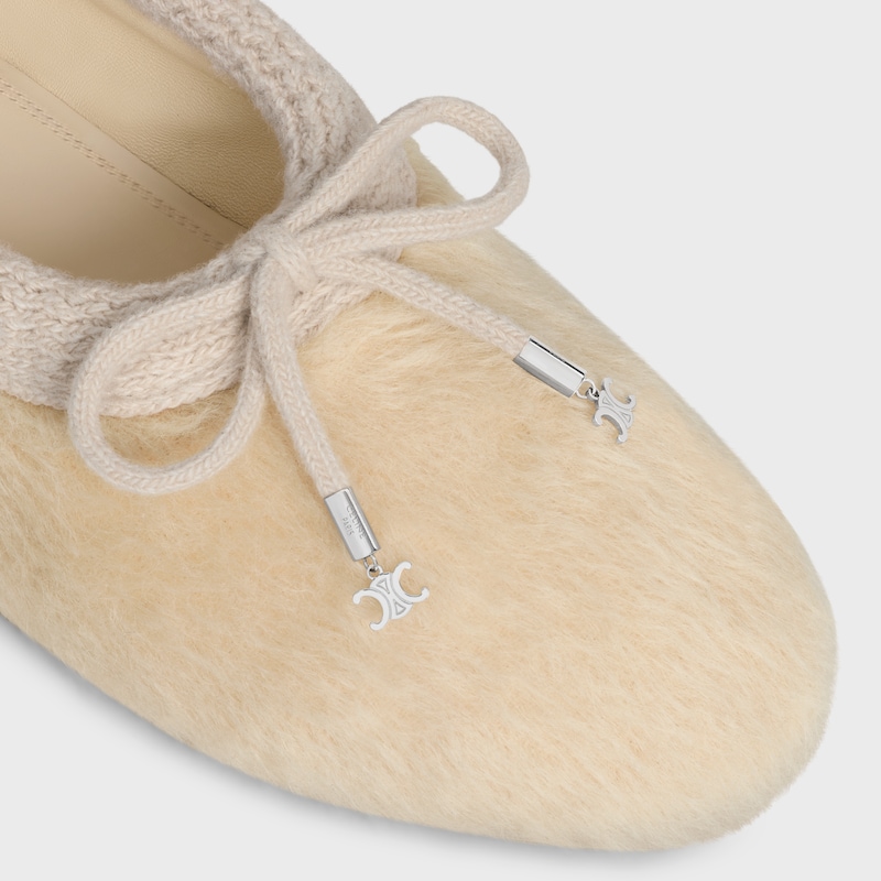 ballerina abby celine in tessuto di lana alpaca