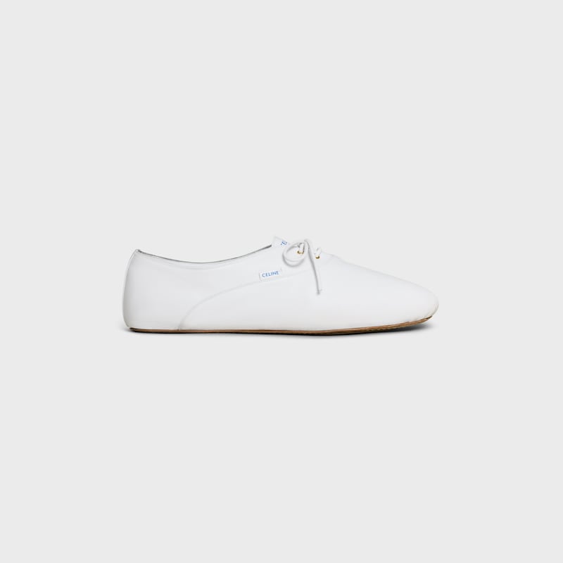 ballet - scarpa allacciata in pelle di agnello