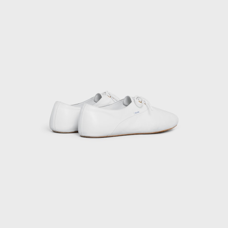 ballet - scarpa allacciata in pelle di agnello