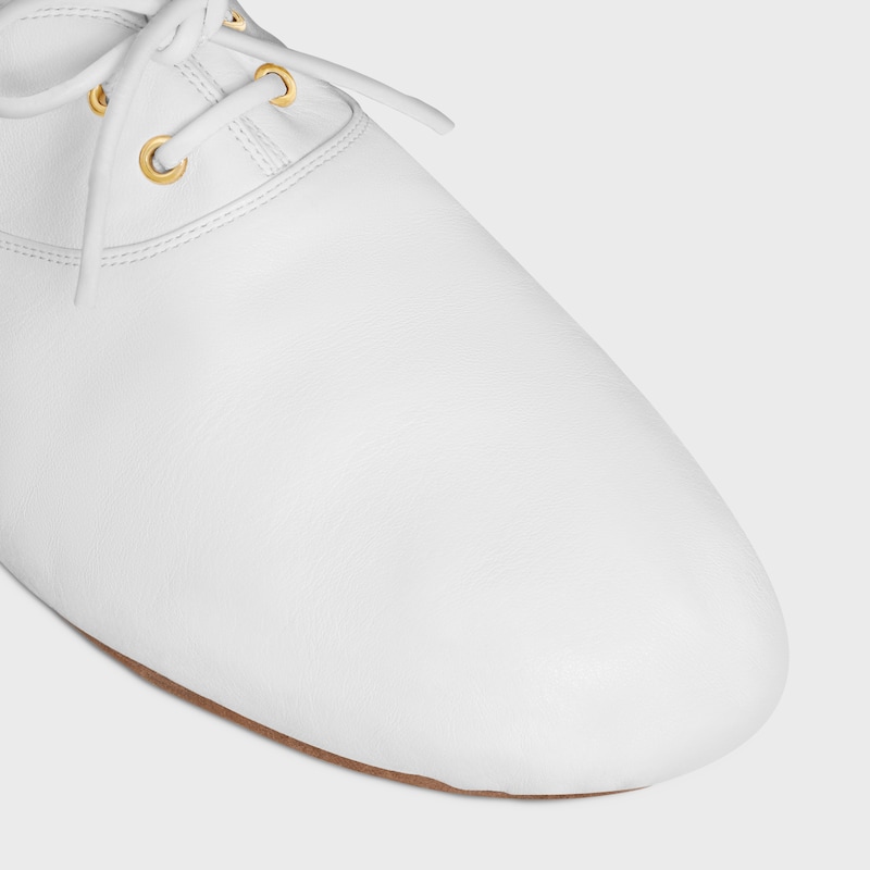 ballet - scarpa allacciata in pelle di agnello