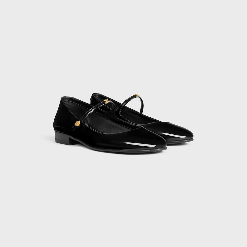 city - ballerina mary-jane in vitello lucido