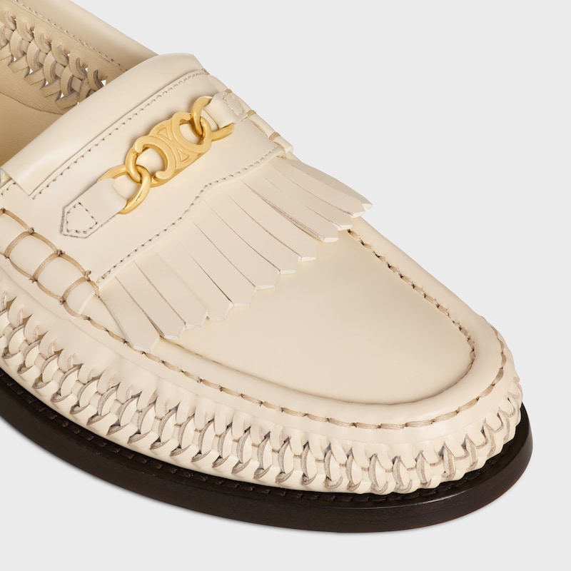 mocassino intrecciato celine luco in pelle di vitello