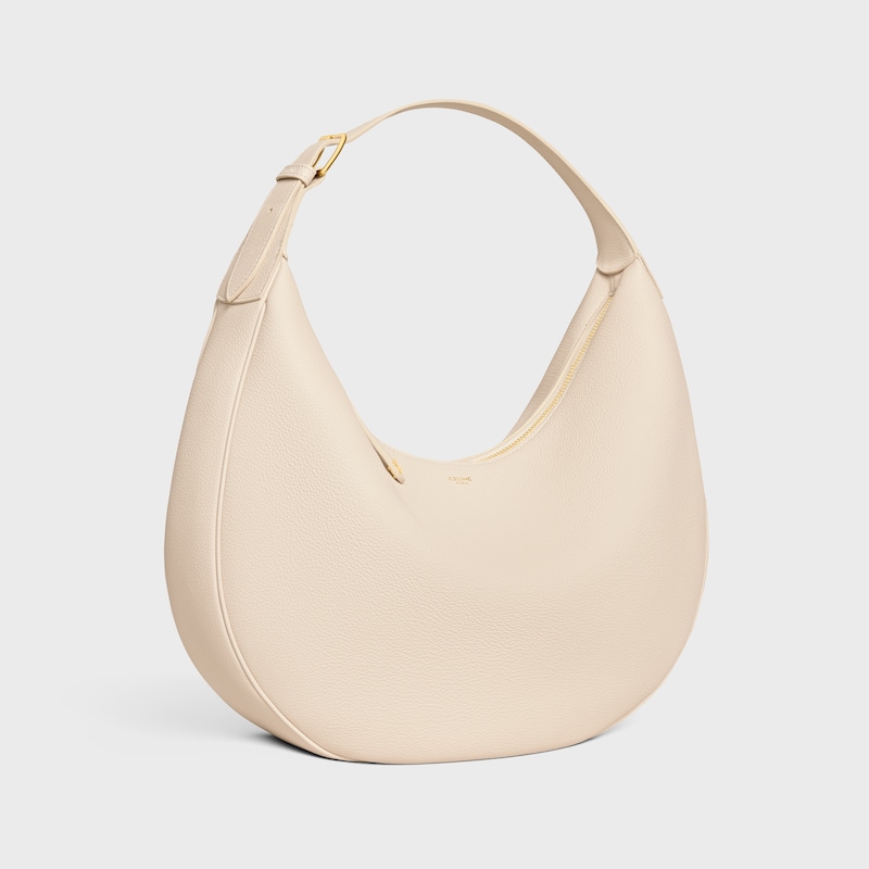 borsa celine lulu grande in pelle di vitello granata