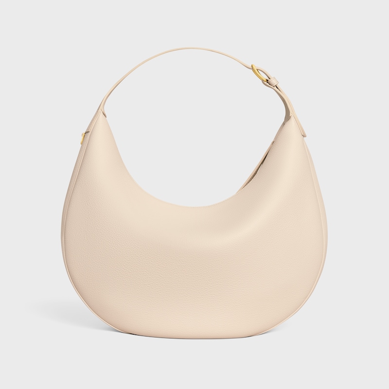 borsa celine lulu grande in pelle di vitello granata