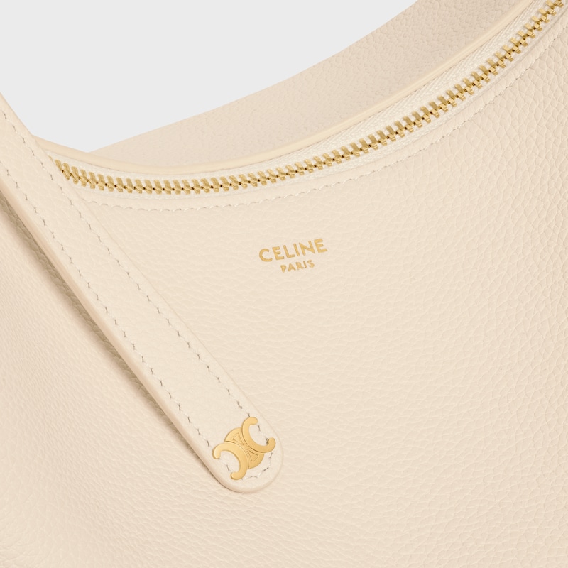borsa celine lulu grande in pelle di vitello granata