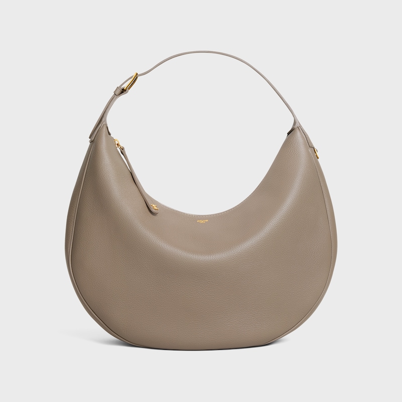 borsa celine lulu grande in pelle di vitello granata